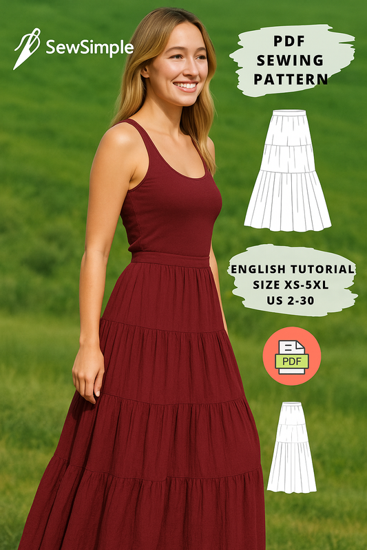 tiered maxi skirt pattern, boho skirt pattern, gypsy skirt sewing pattern, gathered maxi skirt, bohemian maxi skirt, maxi skirt with waistband, boho chic sewing pattern, elastic waistband skirt, boho tiered skirt, tiered skirt with waistband, boho maxi skirt pattern, gathered boho skirt, easy maxi skirt pattern, women’s tiered skirt, boho sewing pattern, maxi skirt pattern for summer, tiered skirt tutorial, bohemian gathered skirt, boho festival skirt pattern, sewing maxi skirt pattern, elastic waist skirt,