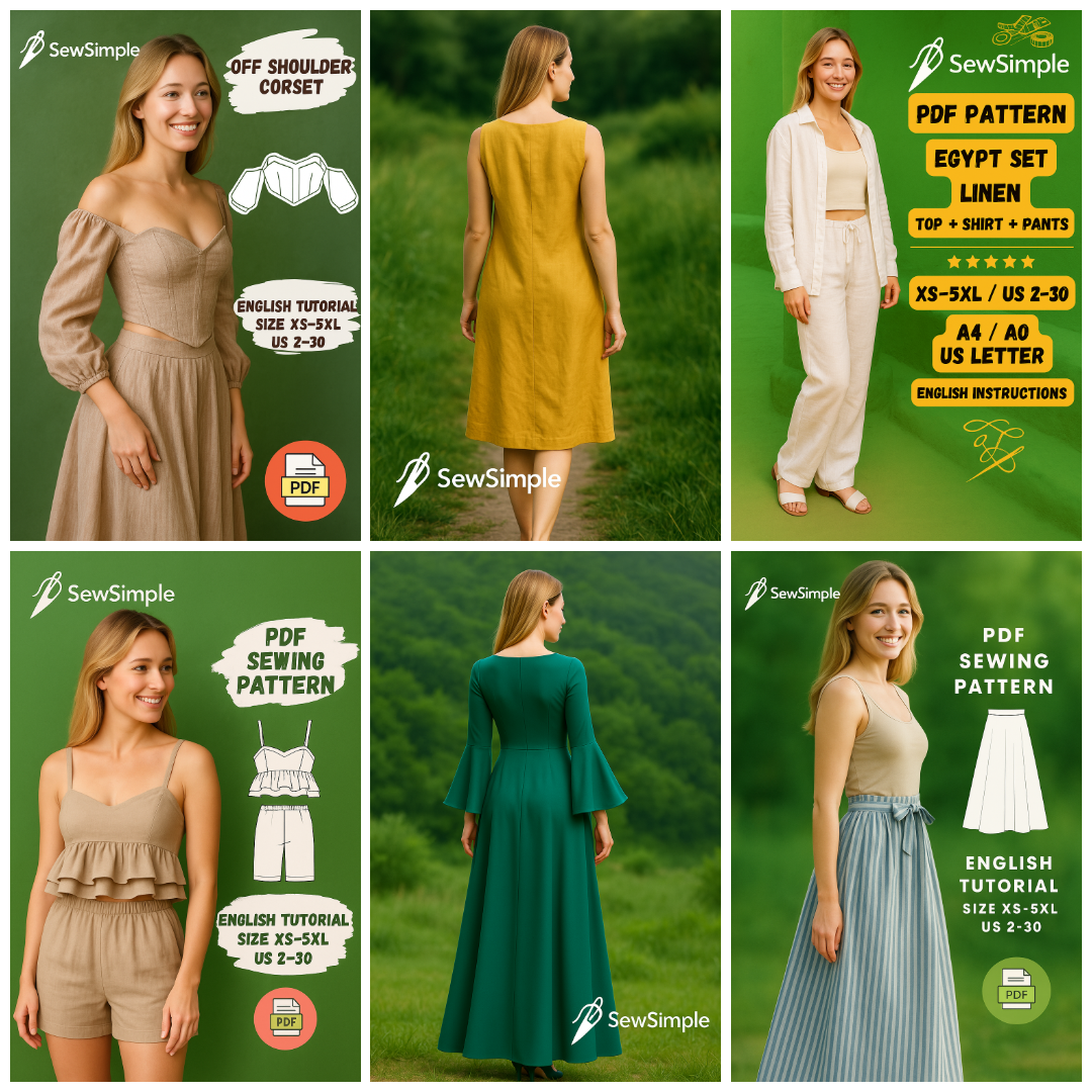 sewing pattern bundle, all in one sewing patterns, ultimate sewing pack, sewing patterns collection, pdf sewing patterns, sewing patterns for women, dress sewing patterns, blouse sewing pattern, skirt sewing pattern, pants sewing pattern, sewing pattern set, sewing patterns download, beginner sewing patterns, vintage sewing patterns, modern sewing patterns, cottagecore sewing patterns, minimalist sewing patterns, sewing patterns xs-5xl, inclusive sewing patterns, diy clothing patterns, printable sewing patt