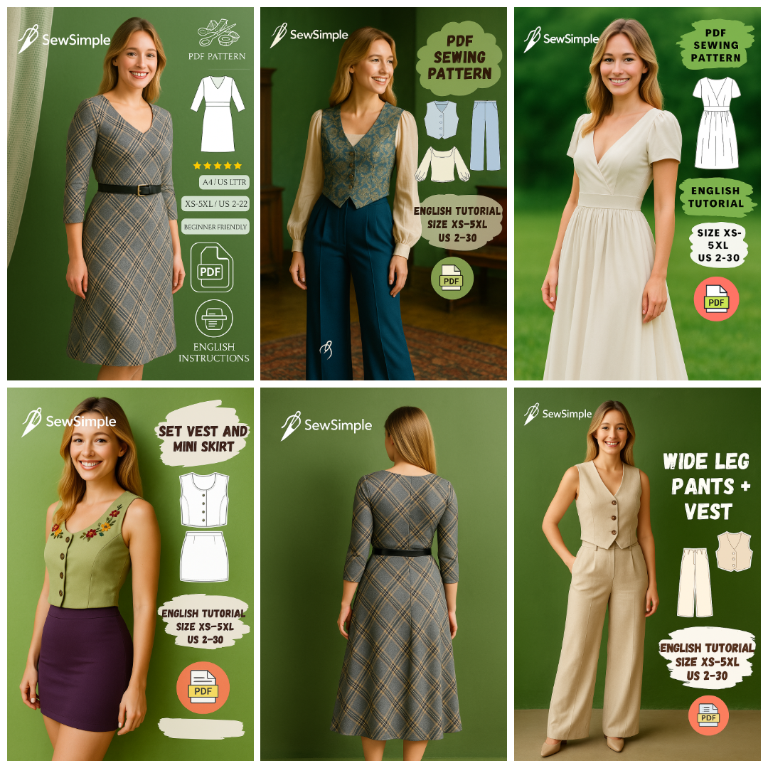 sewing pattern bundle, all in one sewing patterns, ultimate sewing pack, sewing patterns collection, pdf sewing patterns, sewing patterns for women, dress sewing patterns, blouse sewing pattern, skirt sewing pattern, pants sewing pattern, sewing pattern set, sewing patterns download, beginner sewing patterns, vintage sewing patterns, modern sewing patterns, cottagecore sewing patterns, minimalist sewing patterns, sewing patterns xs-5xl, inclusive sewing patterns, diy clothing patterns, printable sewing patt