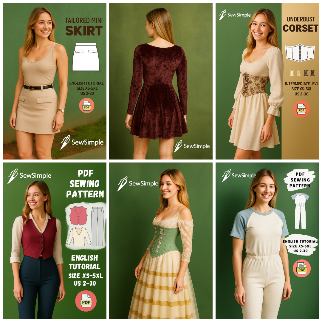 sewing pattern bundle, all in one sewing patterns, ultimate sewing pack, sewing patterns collection, pdf sewing patterns, sewing patterns for women, dress sewing patterns, blouse sewing pattern, skirt sewing pattern, pants sewing pattern, sewing pattern set, sewing patterns download, beginner sewing patterns, vintage sewing patterns, modern sewing patterns, cottagecore sewing patterns, minimalist sewing patterns, sewing patterns xs-5xl, inclusive sewing patterns, diy clothing patterns, printable sewing patt
