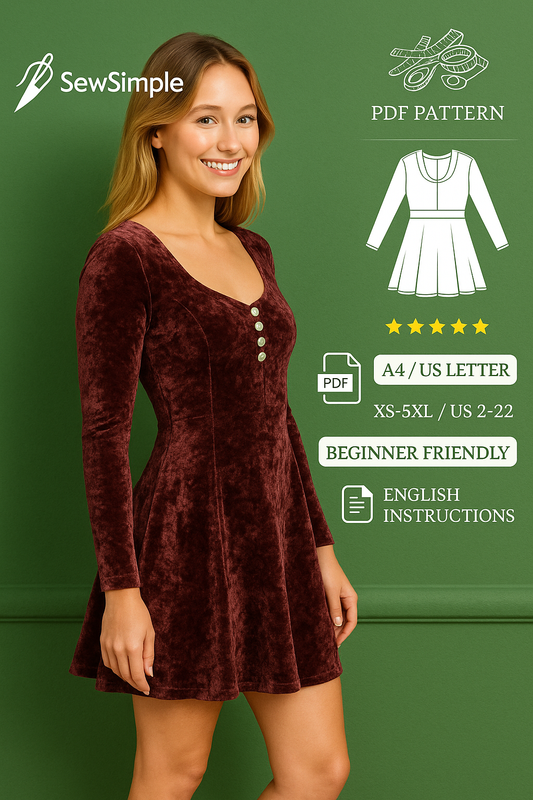 sweetheart neckline dress pattern, long sleeve dress pattern, mini skirt dress pattern, circle dress PDF, mini skirt sewing pattern, XS-5XL dress pattern, dress pattern for beginners, sewing pattern with sweetheart neckline, women’s dress sewing pattern, PDF dress pattern, long sleeve mini skirt dress, sweetheart neckline sewing, DIY dress pattern, women’s fashion DIY, circle skirt dress pattern, PDF sewing tutorial, sewing pattern for mini dress, long sleeve dress PDF, plus size dress sewing, casual dress