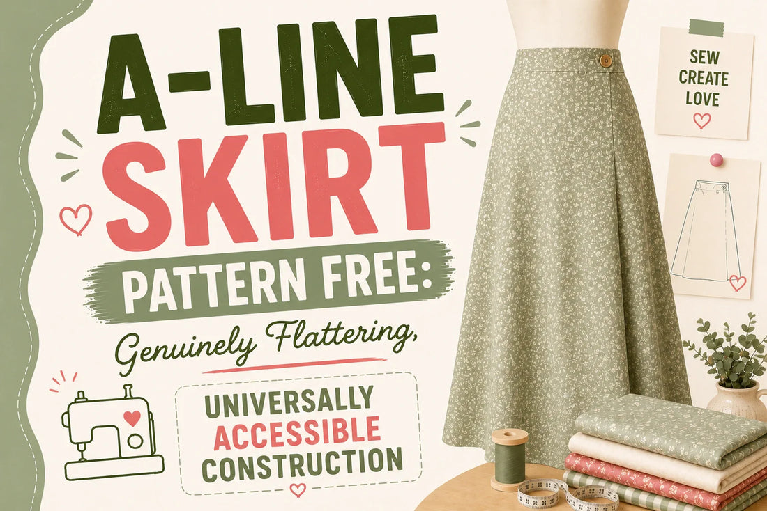 A-Line Skirt Pattern Free Genuinely Flattering, Universally Accessible Construction