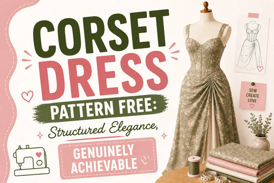 Corset Dress Pattern Free Structured Elegance, Genuinely Achievable