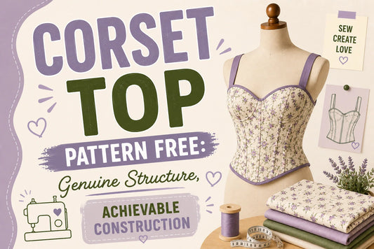 Corset Top Pattern Free Genuine Structure, Achievable Construction