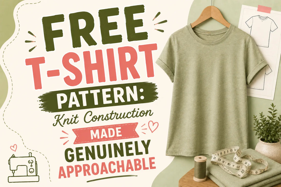 Free T-Shirt Pattern Knit Construction Made Genuinely Approachable