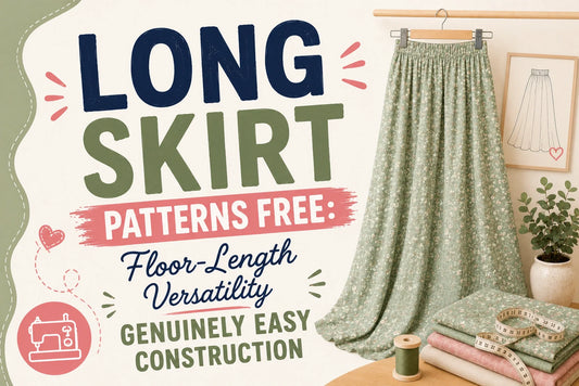 Long Skirt Patterns Free Floor-Length Versatility, Genuinely Easy Construction