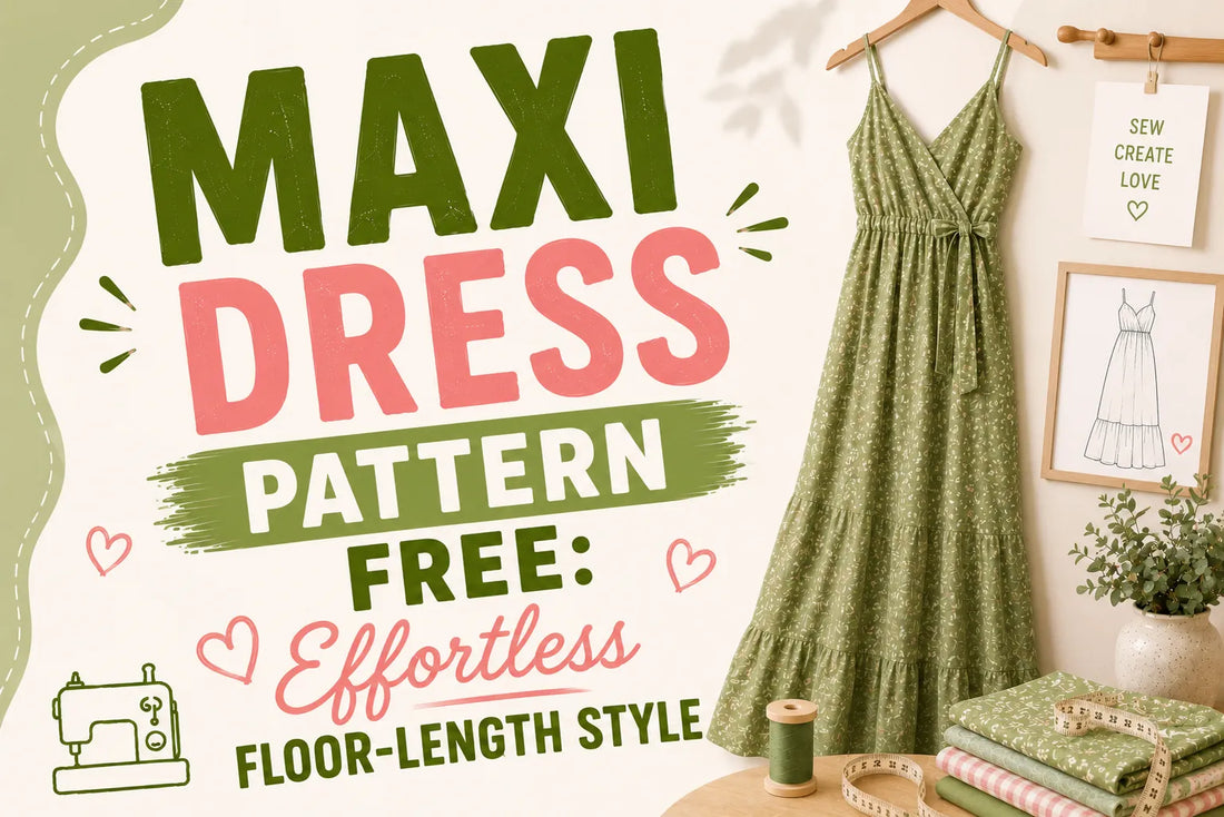 Maxi Dress Pattern Free Effortless Floor-Length Style