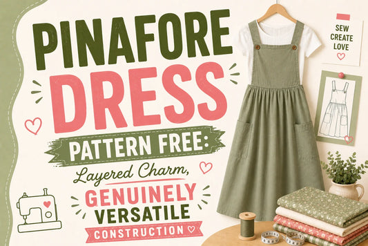 Pinafore Dress Pattern Free Layered Charm, Genuinely Versatile Construction