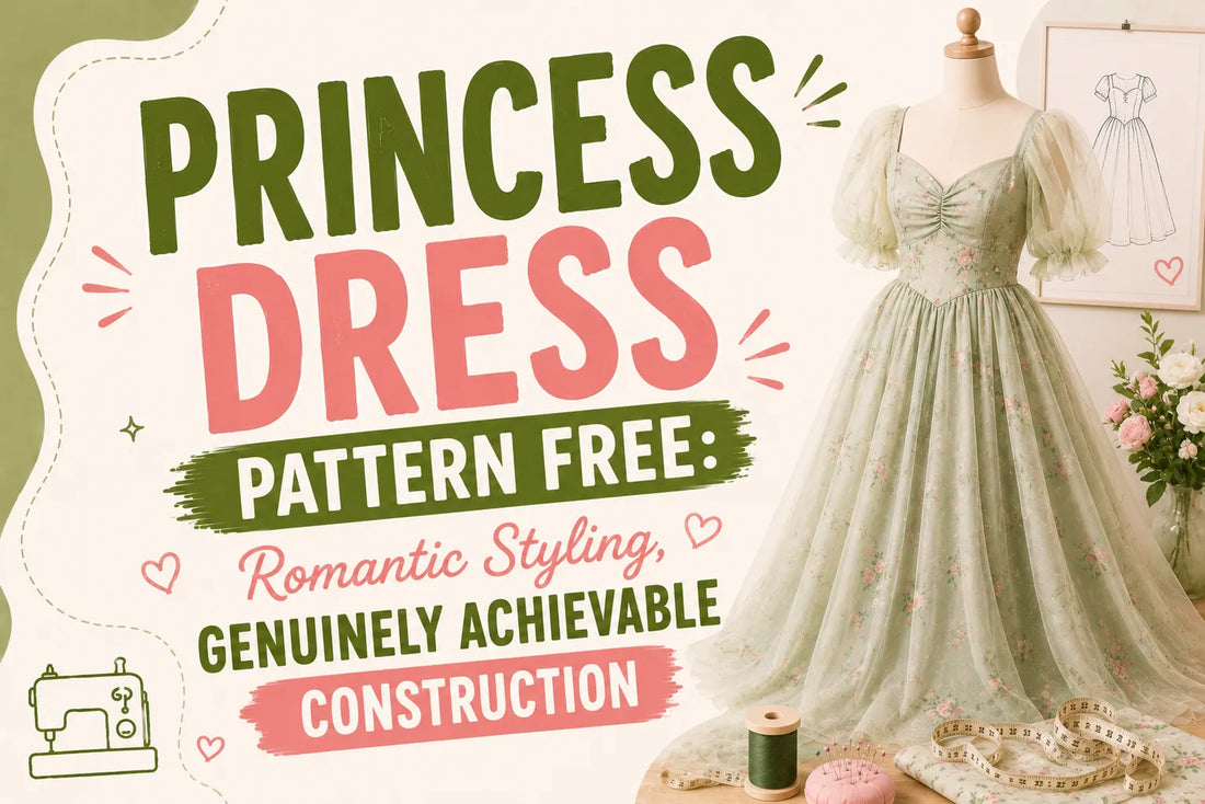 Princess Dress Pattern Free Romantic Styling, Genuinely Achievable Construction