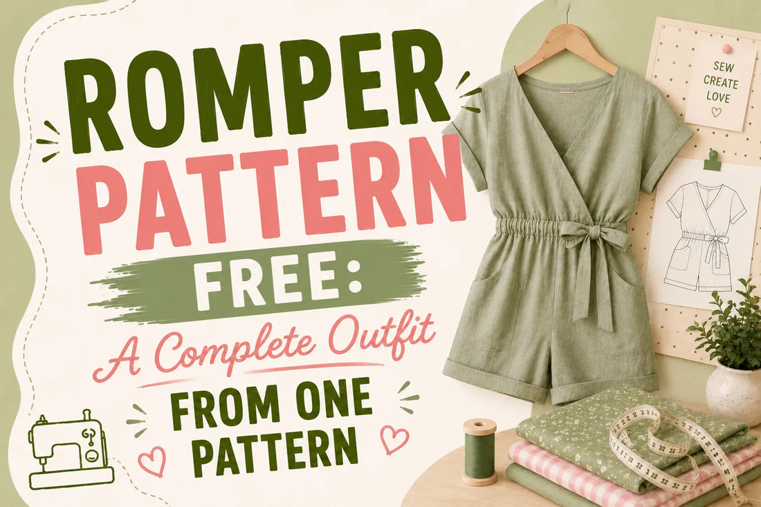 Romper Pattern Free A Complete Outfit From One Pattern