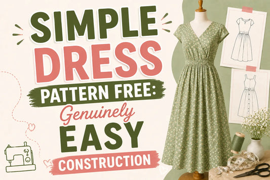 Simple Dress Pattern Free Genuinely Easy Construction