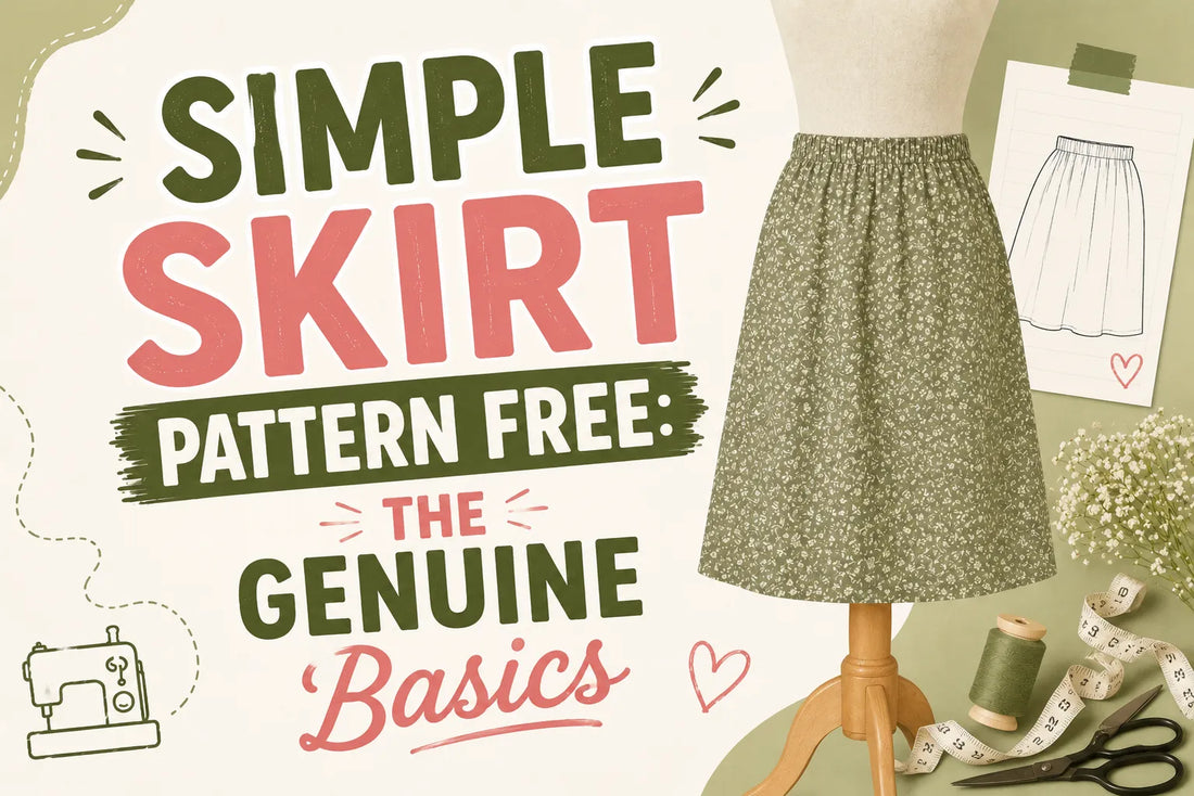 Simple Skirt Pattern Free The Genuine Basics