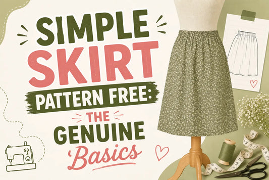 Simple Skirt Pattern Free The Genuine Basics