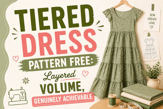 Tiered Dress Pattern Free Layered Volume, Genuinely Achievable