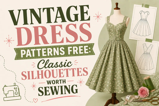Vintage Dress Patterns Free Classic Silhouettes Worth Sewing