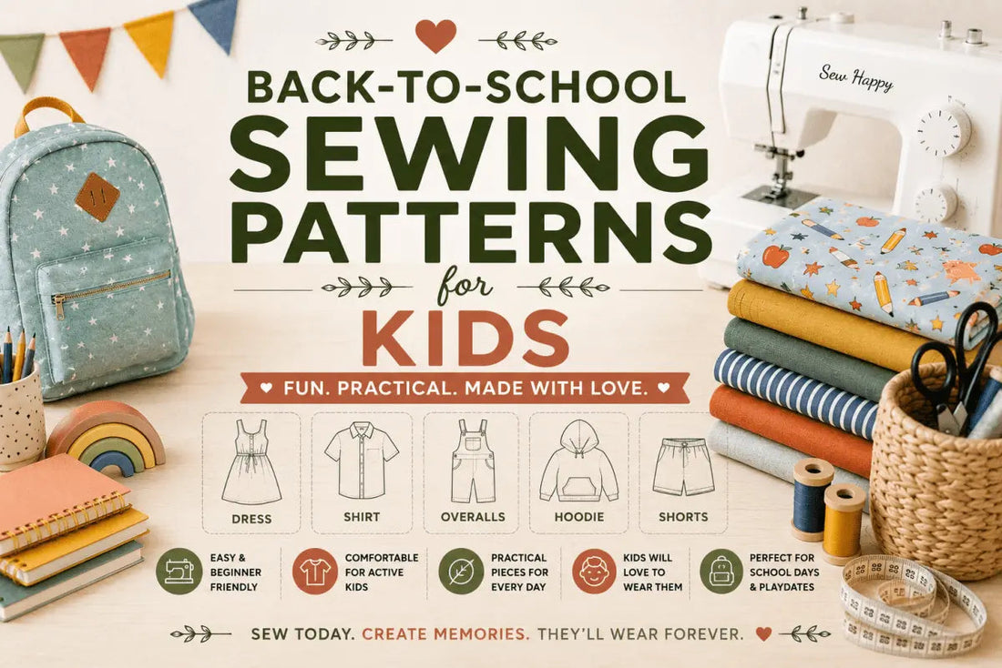 Back-to-School Sewing Patterns for Kids
