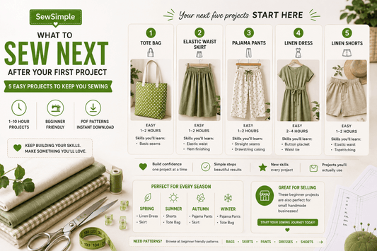 Beginner Sewing Projects With Patterns 12 Ideas to Build Real Skills