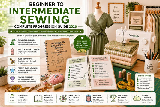 Beginner to Intermediate Sewing — Complete Progression Guide 2026