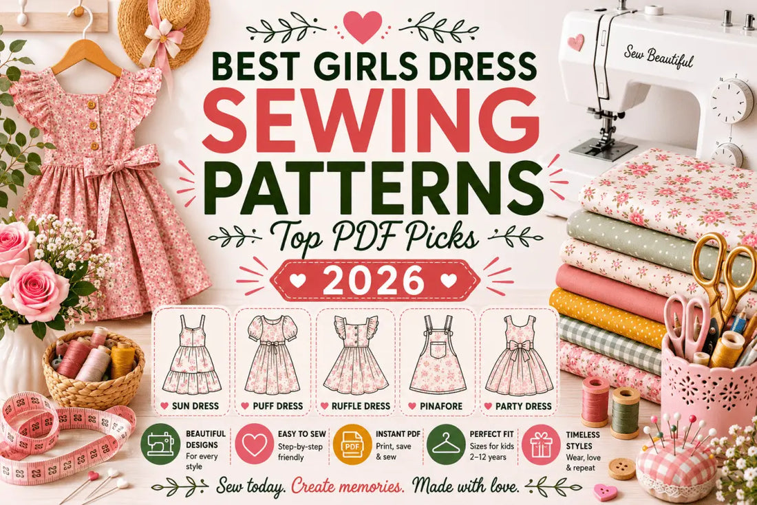 Best Girls Dress Sewing Patterns – Top PDF Picks 2026