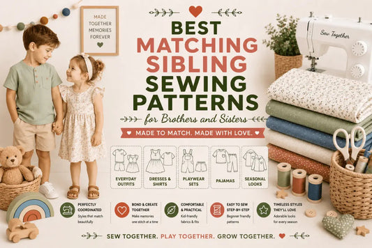 Best Matching Sibling Sewing Patterns for Brothers and Sisters