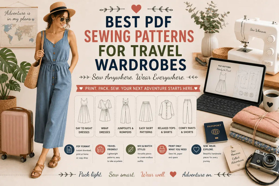 Best PDF Sewing Patterns for Travel Wardrobes