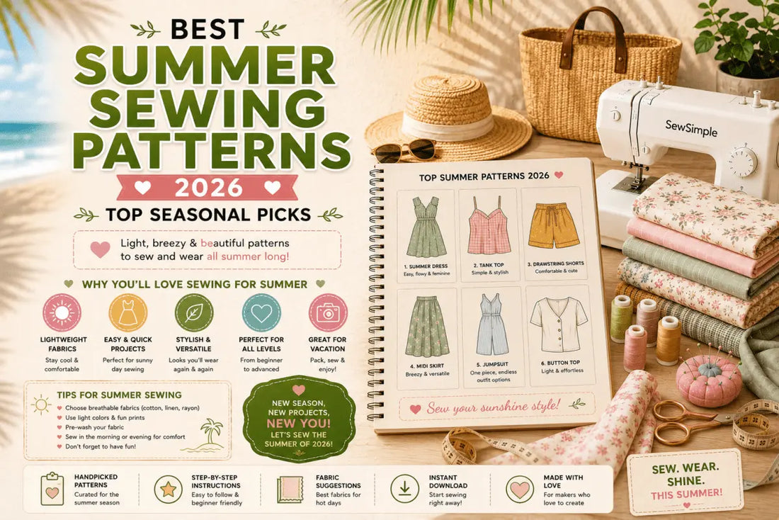 Best Summer Sewing Patterns 2026 — Top Seasonal Picks