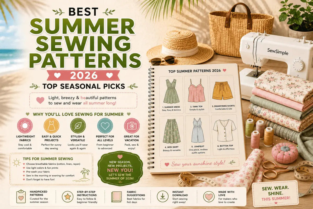 Best Summer Sewing Patterns 2026 — Top Seasonal Picks