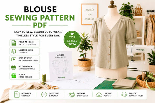 Blouse Sewing Pattern for Beginners Top Styles 2026