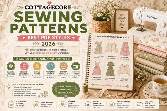Cottagecore Sewing Patterns — Best PDF Styles 2026