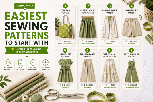 Easiest Sewing Patterns to Start With in 2026