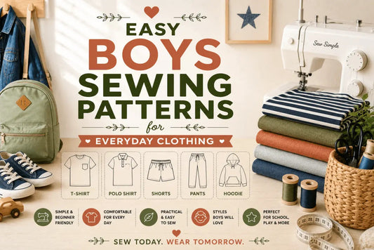 Easy Boys Sewing Patterns for Everyday Clothing