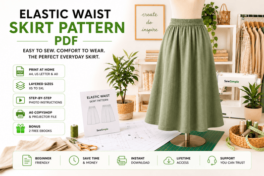 Elastic Waist Skirt Pattern Complete Sewing Guide 2026