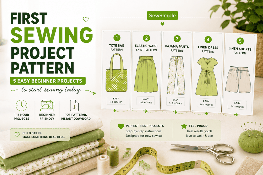 First Sewing Project Pattern The Easiest Starting Points in 2026