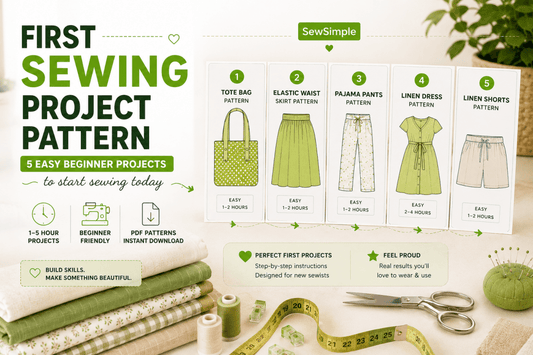 First Sewing Project Pattern The Easiest Starting Points in 2026