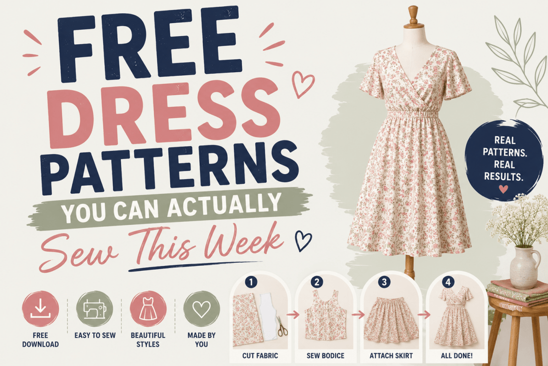 Free Dress Patterns You Can Actually Sew This Week
