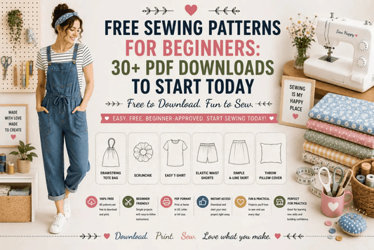 Free Sewing Patterns for Beginners: 30+ PDF Downloads to Start Today SewSimple