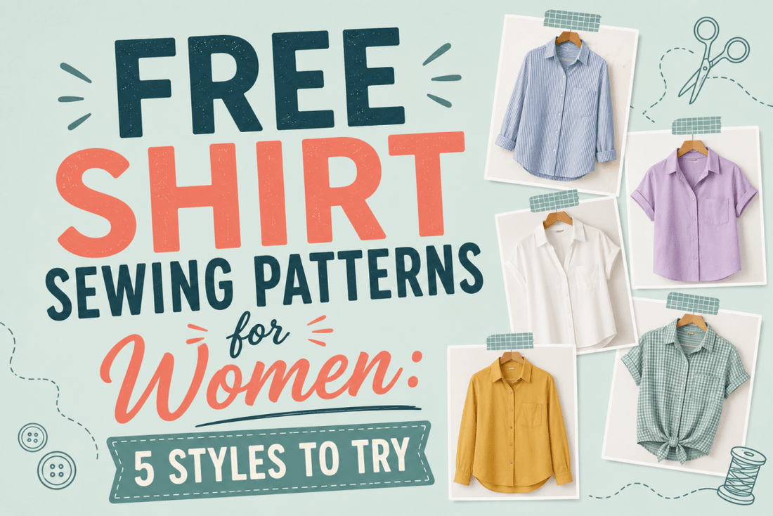 Free Shirt Sewing Patterns for Women: 5 Styles to Try