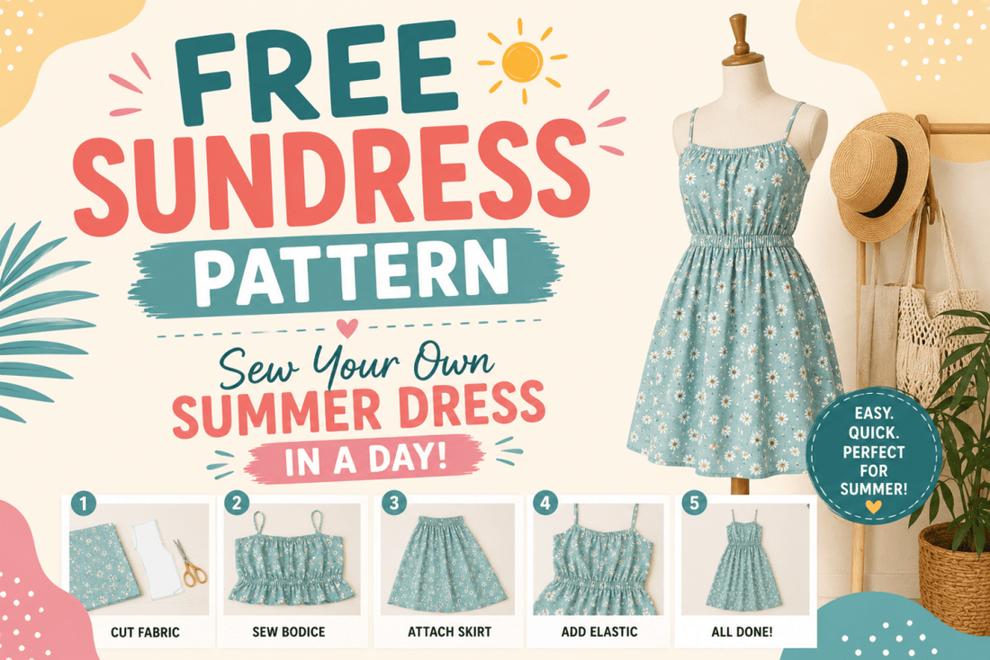 Free Sundress Pattern: Sew Your Own Summer Dress in a Day