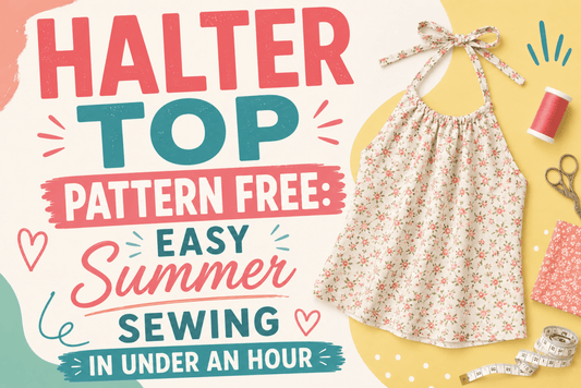 Halter Top Pattern Free Easy Summer Sewing in Under an Hour