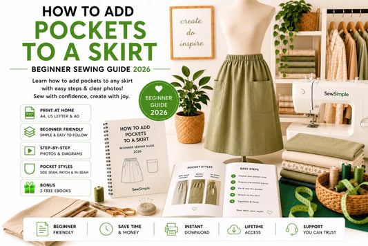 How to Add Pockets to a Skirt — Beginner Sewing Guide 2026