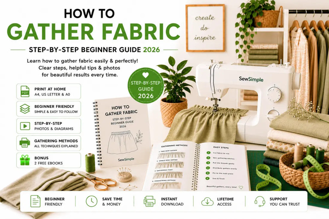 How to Gather Fabric — Step-by-Step Beginner Guide 2026