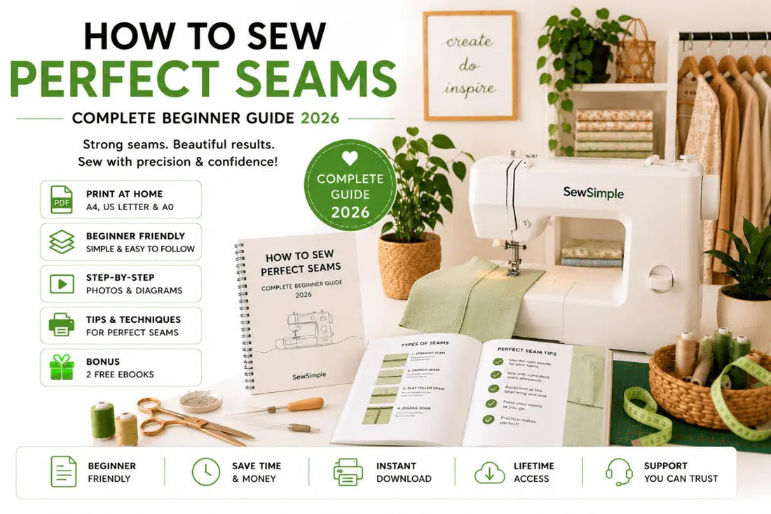 How to Sew Perfect Seams Complete Beginner Guide 2026