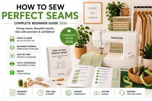 How to Sew Perfect Seams Complete Beginner Guide 2026