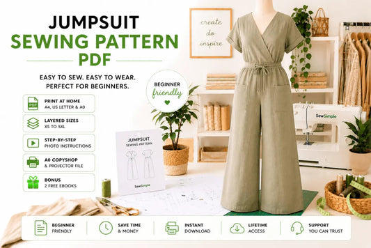 Jumpsuit Sewing Pattern for Beginners Easy Styles 2026