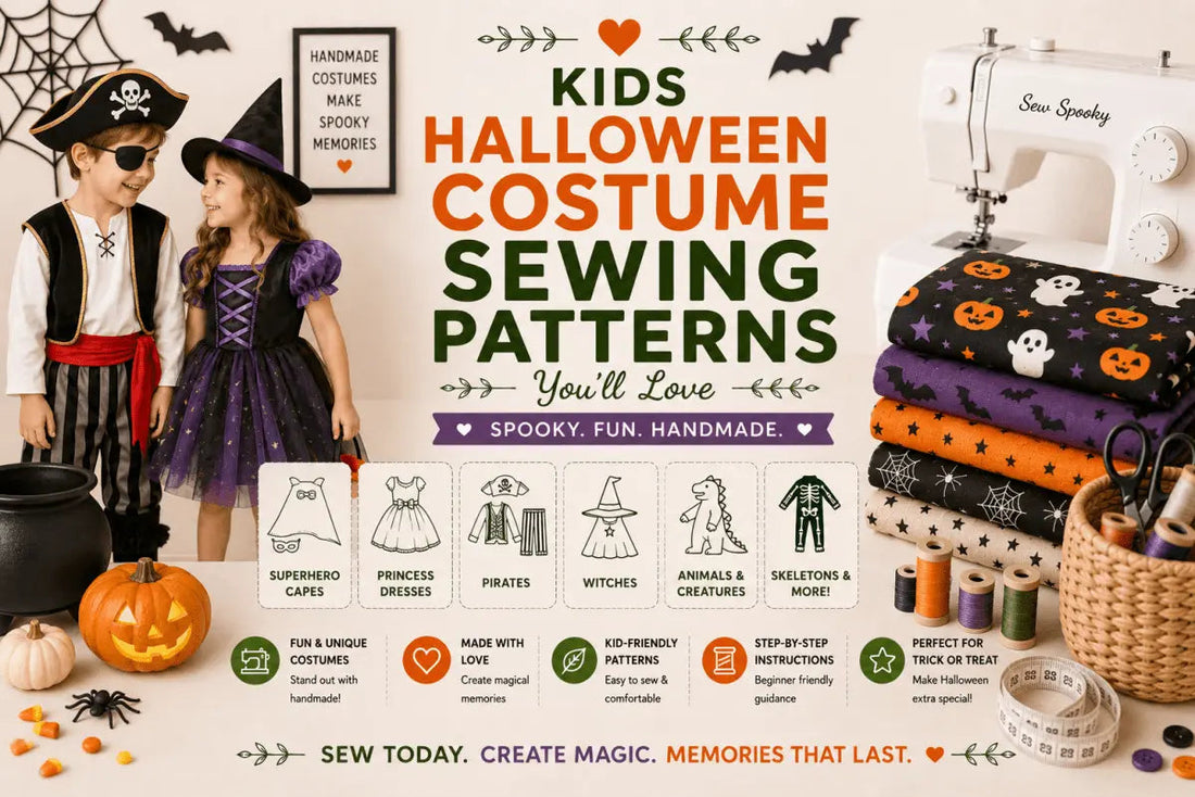 Kids Halloween Costume Sewing Patterns You'll Love
