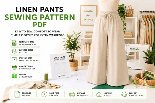 Linen Pants Sewing Pattern — Best PDF Styles 2026 - SewSimple