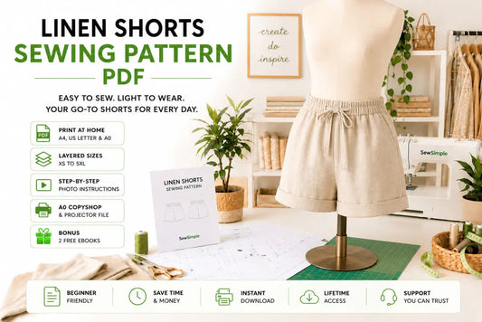 Linen Shorts Sewing Pattern Complete PDF Guide 2026