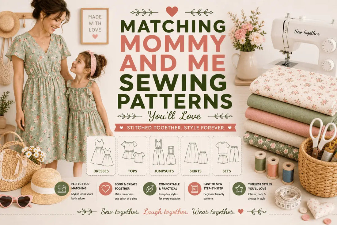 Matching Mommy and Me Sewing Patterns You'll Love