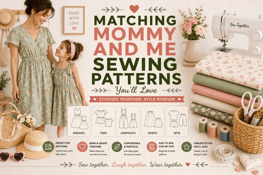 Matching Mommy and Me Sewing Patterns You'll Love