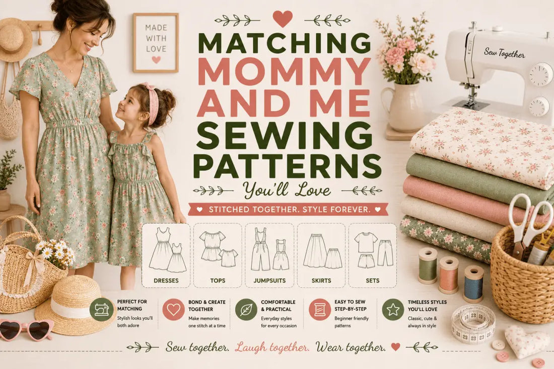Matching Mommy and Me Sewing Patterns You'll Love